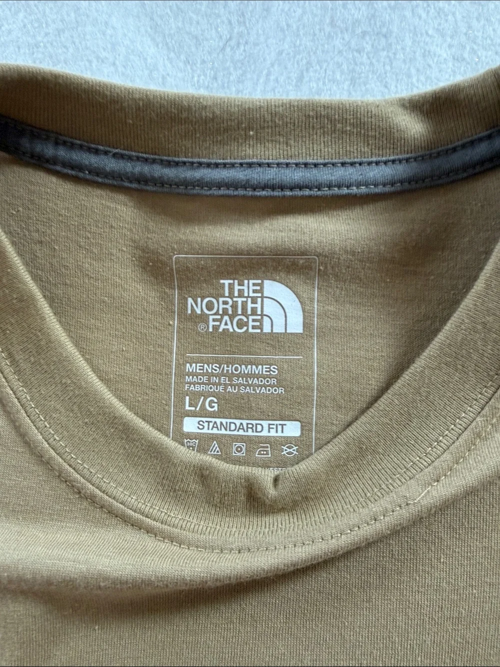 The North Face Short Sleeve Tee in Brown with 'Worth Protecting' Graphic